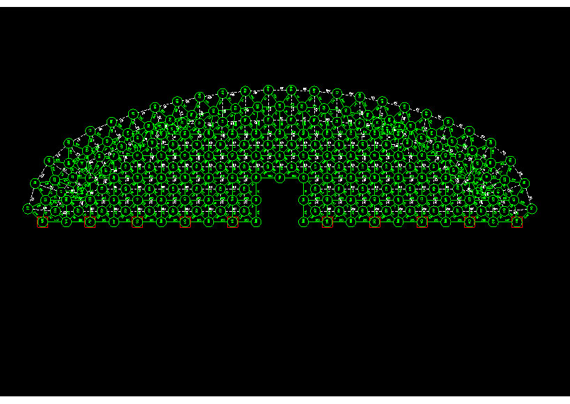 锦州锡林浩特91跨，1000米长干煤棚网架设计